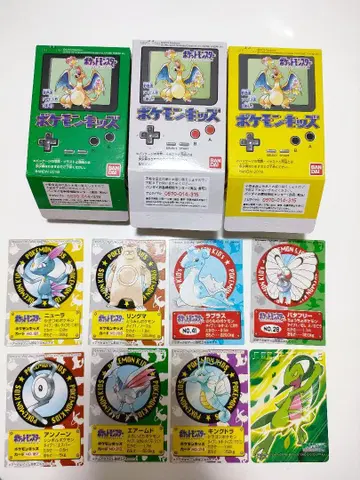 포켓몬 키즈 카드+빈 박스