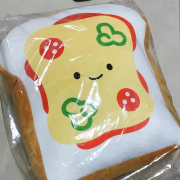 니코리노 스고로쿠 복권 피자 토스트 봉제 인형 쿠션