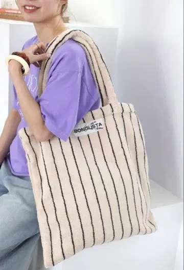 BONGUSTA 봉구스타NARAM STRIPED 토트백