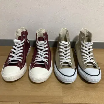 [ 2족 세트 ] CONVERSE 컨버스 베이지 & 다크 체리 26cm
