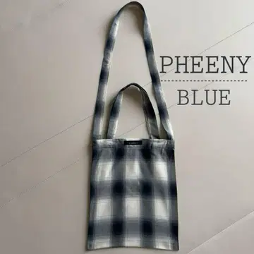 pheeny 옴브레 체크 2way 백 숄더백 토트백