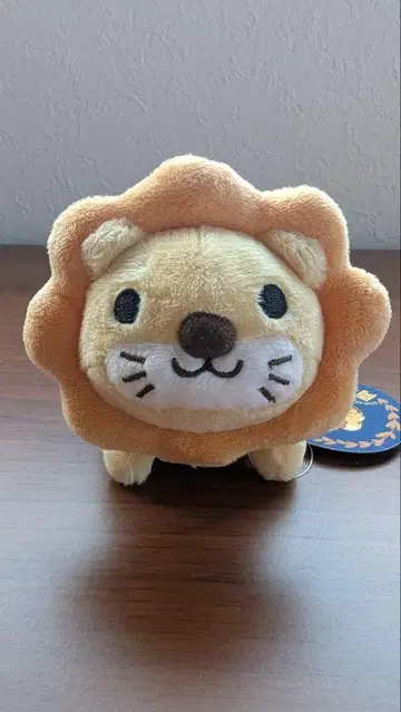 사자 모양 봉제 인형 체인 부착