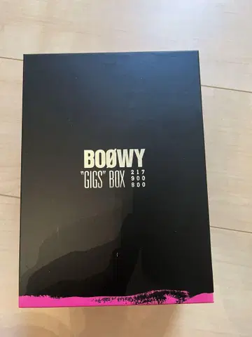 BOOWY GIGS BOX 8디스크 DVD