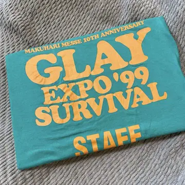 GLAY 마쿠하리 멧세 10주년 EXPO99 스태프 티셔츠