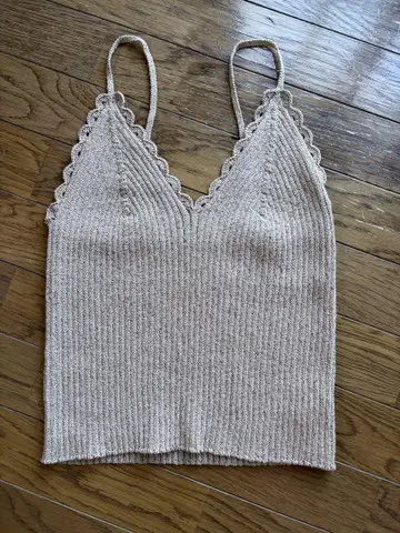 Spick & span 리브 베이지 뷔스티에