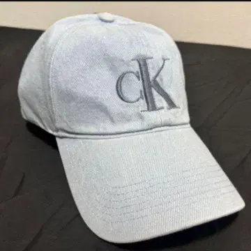 Calvin Klein 캘빈클라인 ck 데님 캡 라이트 블루