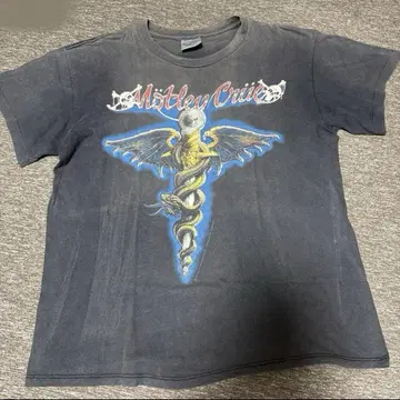 가격 인하 머틀리 크루 밴드 티셔츠 락 티 Motley Crue