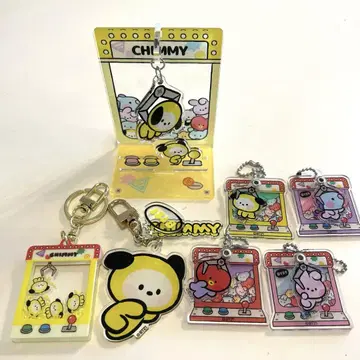 bt21 키링, 아크릴 스탠드 7점