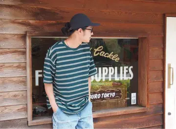 connett comfortable waffle border tee