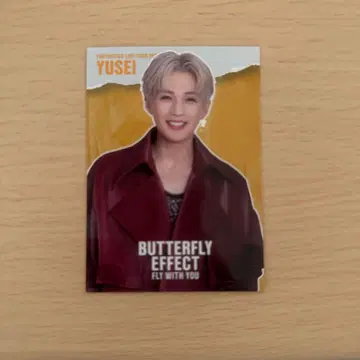 FANTASTICS 야기 유세이 BUTTERFLY 시크릿 포토 카드