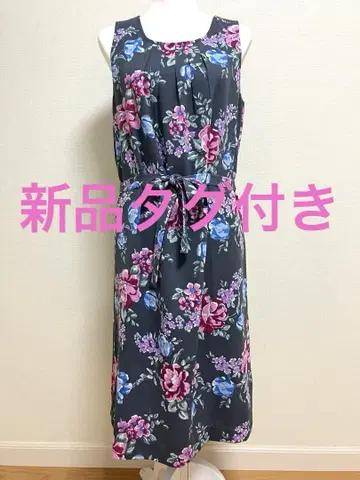 [택 포함 새상품] 로라 애슐리 원피스 꽃무늬 슬리브리스 11호