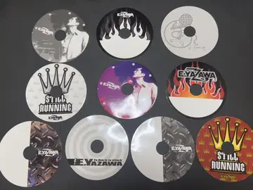 야자와 에이요시 CD/DVD 라벨 씰 10매 세트 새상품 미사용품