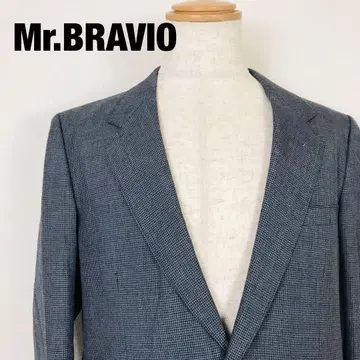 Mr.BRAVIO 울 혼방 테일러드 자켓 그레이 새상품급 G7