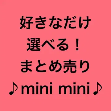 묶음 판매 대량 원하는 만큼 선택 가능! mini mini