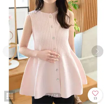 고베 레터스 대인기 페플럼 슬리브리스 니트 탑!