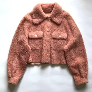 새상품급 드롬 보아 무스탕 숏 자켓 가죽 트래커 S