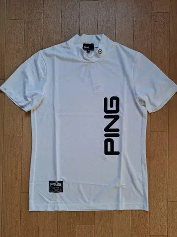 PING 핑 반팔 M 모크넥 상의 [택 포함 새상품]