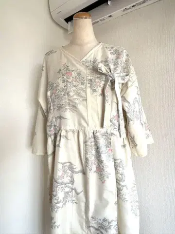 기모노 리메이크 도카마치 츠무기 카슈쿨 원피스