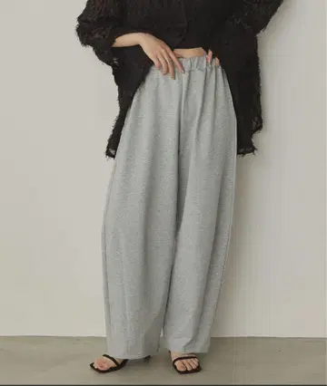 hunch 코쿤 스웨트 팬츠 멜란지 그레이