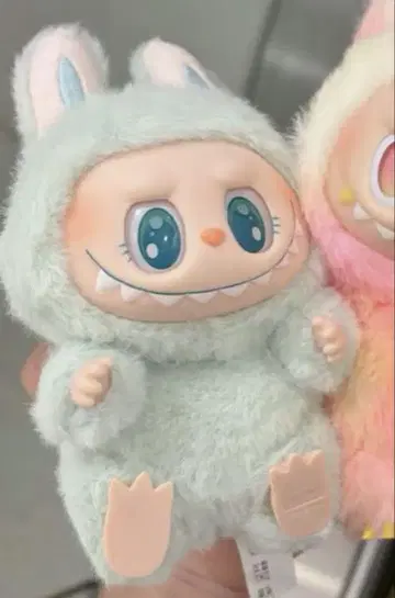 라부부 LABUBU 스카이블루 봉제 인형 키링