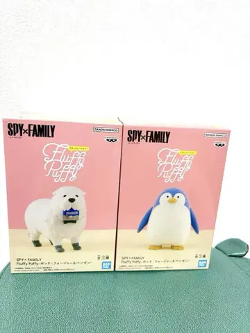 SPY x FAMILY Fluffy Puffy 본드 포저&펭귄