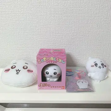 치이카와 소프마로우 볼록 입체 키링 카드 케이스 4종 세트