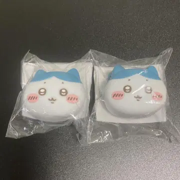 치이카와 (먼작귀) 얼굴 미니 실리콘 파우치 하치와레