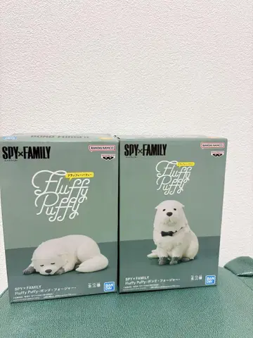 SPY x FAMILY Fluffy Puffy 본드 포저 2종 세트