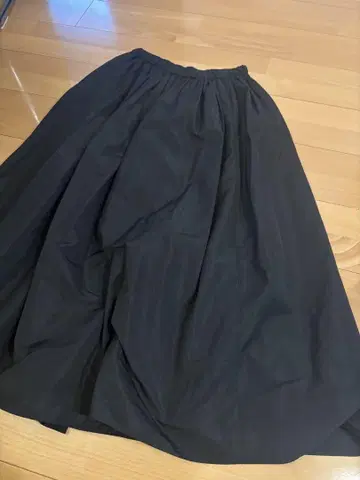 블랙 플레어 스커트 사이즈 38