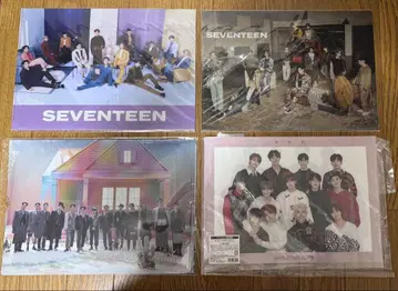 SEVENTEEN 세븐틴 카페 클리어 포스터 클리어 파일