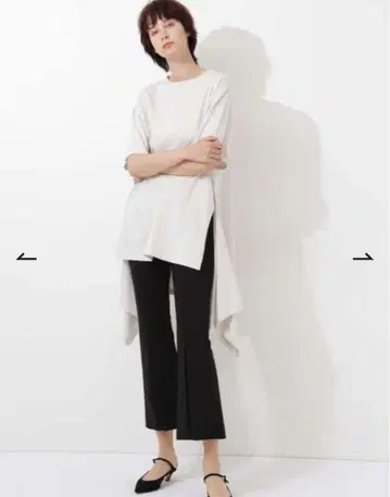 Le phil 백 드레이프 T
