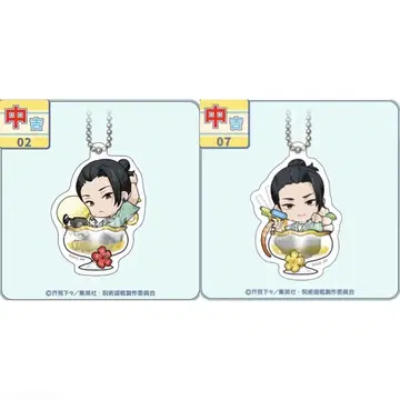 주술회전 x 마루쿠지 게토 스구루 중길 아크릴 키링 2종 [!]