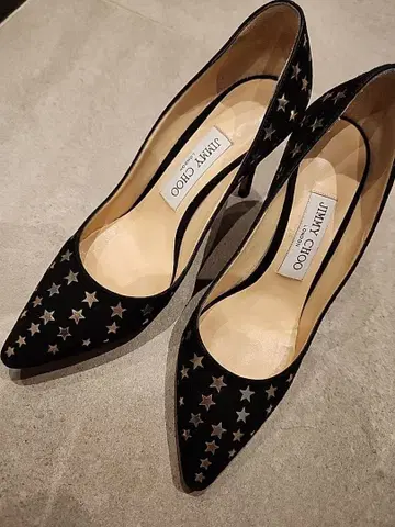 JIMMY CHOO 별 패턴 힐