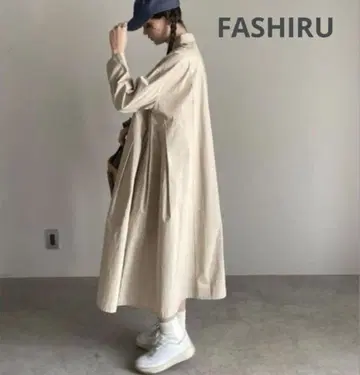 FASHIRU 플레어 셔츠 원피스