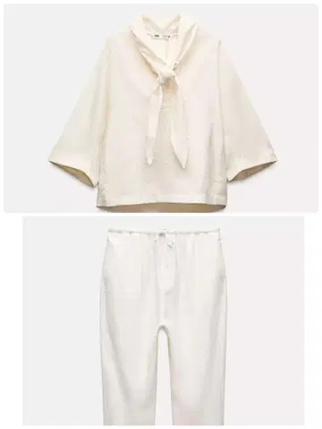 ZARA 컬렉션 셔츠 팬츠 셋업