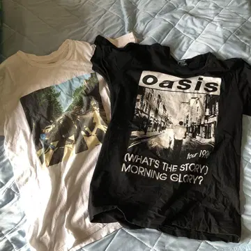 The Beatles oasis 티셔츠 세트