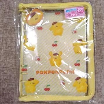 완판 폼폼푸딩 클리어 바인더 클리어 입체 3D 산리오 새상품