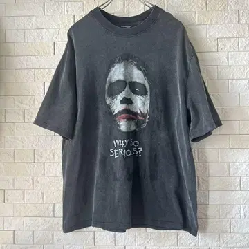 조커 그래픽 T셔츠 L 사이즈 다크 그레이 JOKER