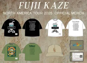 FUJII KAZE US TOUR 2025 포테치 T셔츠 L 사이즈