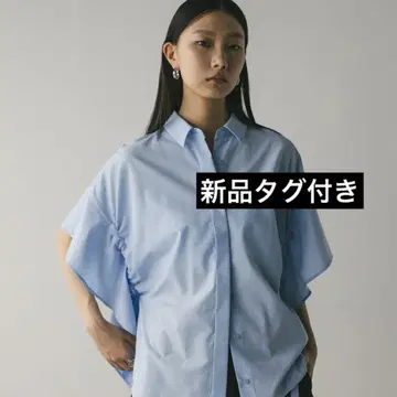 STYLEMIXER 사이드 드로스트 패널 셔츠