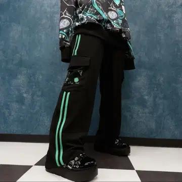 NieR 4 POCKET SIDE LINE SWEATPANTS [ 시엘
