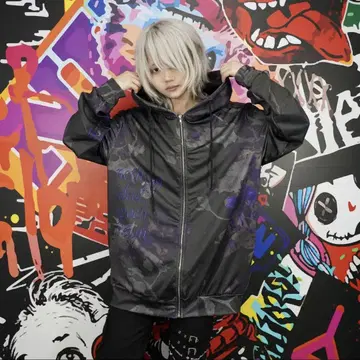 NieR MIDNIGHT ROSE LIGHT ZIP PARKA