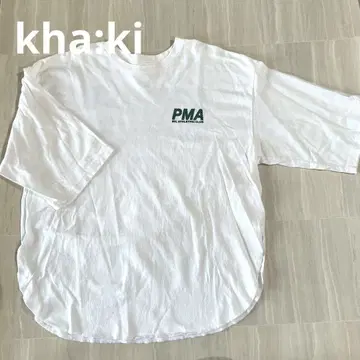 KHA:KI 티셔츠 7th SLEEVE TEE P. M. A