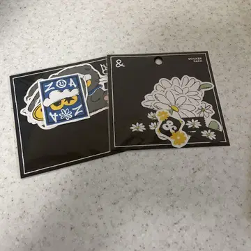 ZO&FRIENDS popup 스티커 zoa a&ne 2종 세트