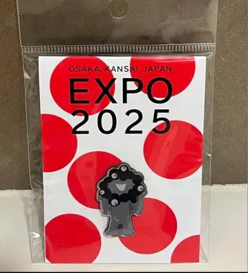 EXPO 2025 핀 배지 akuaku 블랙 엑스포
