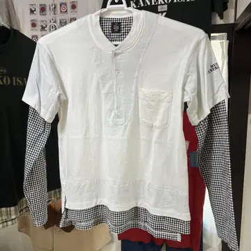 남성 카네코 이사오 긴팔 티셔츠