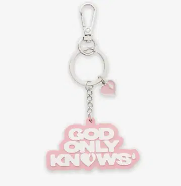 GOD ONLY KNOWS 키링 핑크