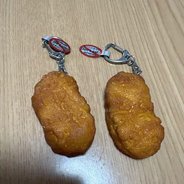 식품 샘플 키링 치킨 너겟 2세트