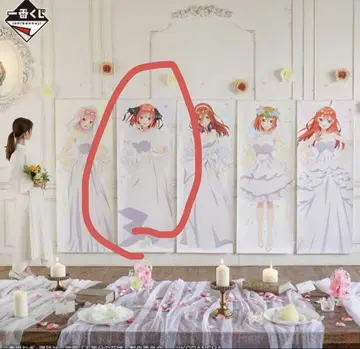 제일복권 5등분의 신부 니노 등신대 아트 포스터