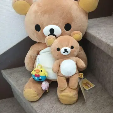 리락쿠마 봉제 인형 대, 소 세트